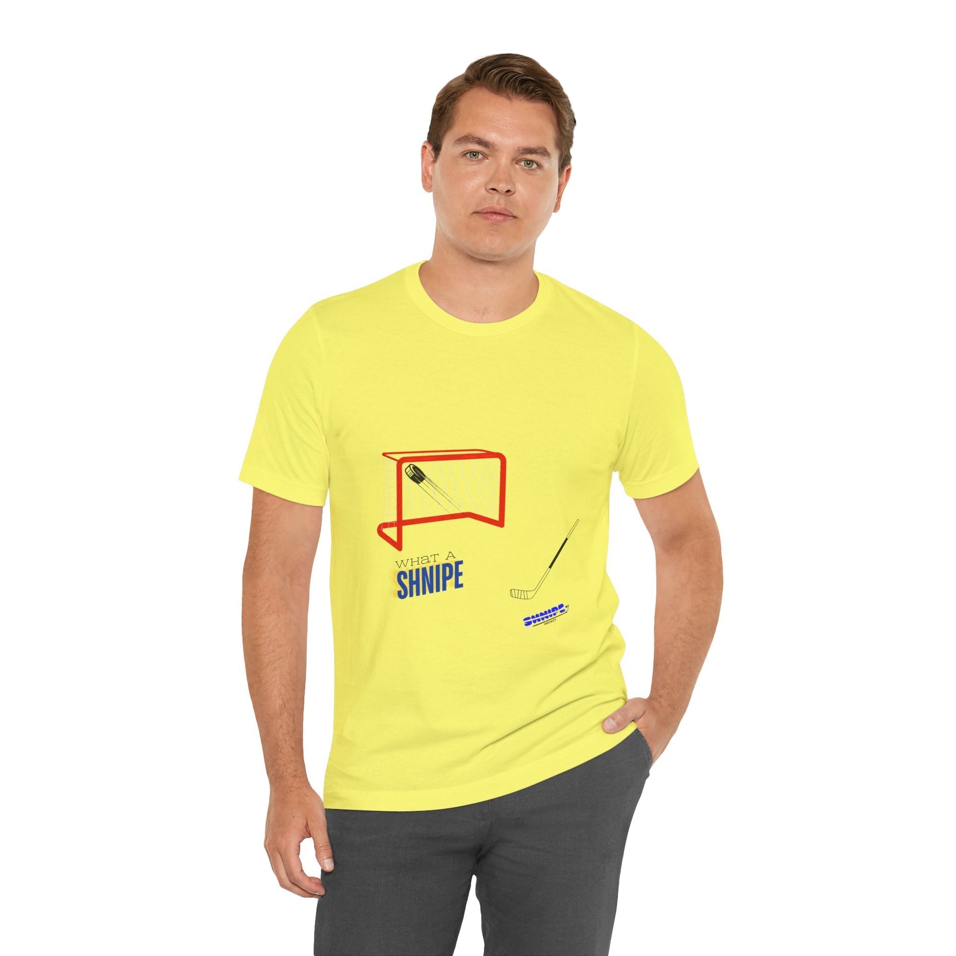 WHAT A SHNIPE! ADULT Short Sleeve Tee - Shnipe Hockey