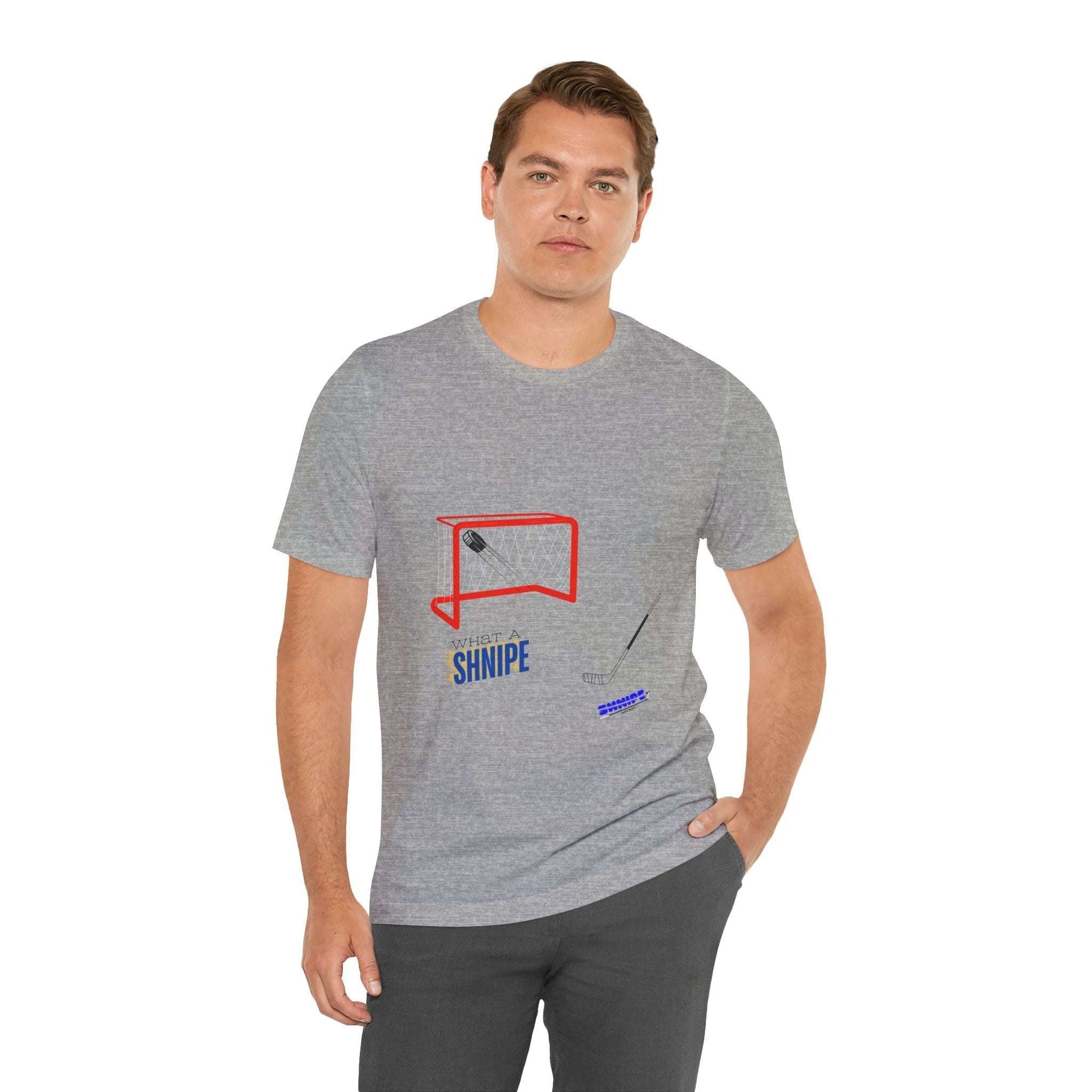 WHAT A SHNIPE! ADULT Short Sleeve Tee - Shnipe Hockey